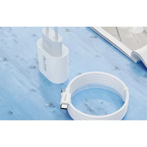 Foneng EU39 hálózati töltő adapter USB-C PD 3.0 20W + USB-C - USB-C kábel