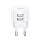 USAMS T20 hálózati gyorstöltő adapter CC80TC01 2.1A fehér