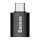 Baseus Ingenuity USB-C – USB-A OTG adapter (fekete)