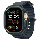 Apple Ultra 1/2 (49mm) Spigen Rugged Armor tok Abyss zöld