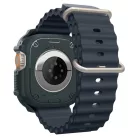 Apple Ultra 1/2 (49mm) Spigen Rugged Armor tok Abyss zöld