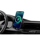 Jellico W6 autós telefontartó vezeték nélküli töltéssel 15W szellőzőnyílásra fekete