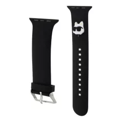   Apple Watch 38/40/41 mm Karl Lagerfeld Choupette Head NFT óraszíj fekete