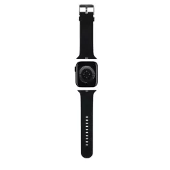   Apple Watch 38/40/41 mm Karl Lagerfeld Karl és Choupette Head NFT óraszíj fekete