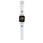 Apple Watch 38/40/41 mm Karl Lagerfeld Karl és Choupette Head NFT óraszíj fehér