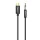 Baseus Yiven USB-C - 3.5 mm-es mini jack audio kábel, 1.2 m (fekete)
