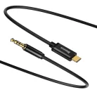 Baseus Yiven USB-C - 3.5 mm-es mini jack audio kábel, 1.2 m (fekete)