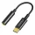 USB-C - Jack 3.5mm Audio Jack adapter Choetech AUX003 USB-C 3,5 mm-es  (fekete) DAC kábel