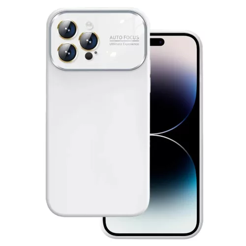 Soft szilikon lencse tok iPhone 11 fehér