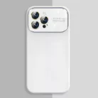 Soft szilikon lencse tok iPhone 11 fehér