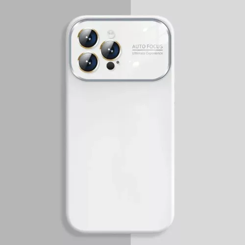 Soft szilikon lencse tok iPhone 11 fehér