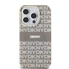 Original Case DKNY keménytok IML Mono & Stripe MagSafe DKHMP15XHRHSEE iPhone 15 Pro Max beige tok