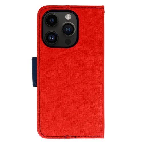 Fancy tok iPhone 14 Plus piros-tengerészkék