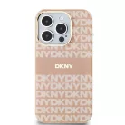 Eredeti DKNY keménytok IML Mono & Stripe MagSafe DKHMP13XHRHSEP iPhone 13 Pro Max pink tok