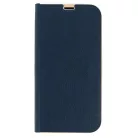 Fliptok kerettel iPhone 14 Pro Max sötétkék tok