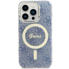 Original Case GUESS hardcase IML 4G MagSafe GUHMP15XH4STB for iPhone 15 Pro Max blue tok