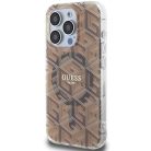 Original Case GUESS IML GCube Magsafe GUHMP15XHGCUSTGW tok iPhone 15 Pro Max barna