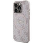 Original Case GUESS hardcase 4G Collection Leather Metal Logo MagSafe GUHMP15XG4GFRP for iPhone 15 Pro Max pink tok.