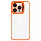 Tel Protect Kitámasztós tok + kamera üveg iPhone 15 narancssárga