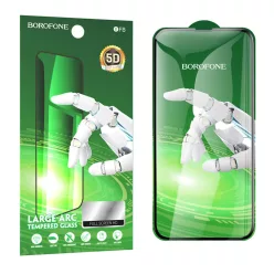   Borofone Diamond Armor 5D teljes kijelzős íves üvegfólia iPhone 15 - 10 darab