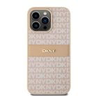 Original Case DKNY hardcase bőr Mono Stripe & Metal Logo DKHCP15XPRTHSLP iPhone 15 Pro Max tok rózsaszín