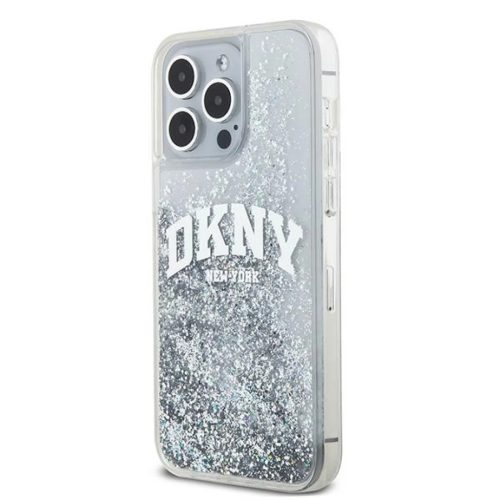 Original Case DKNY hardcase Liquid Glitter Big Logo DKHCP15XLBNAET iPhone 15 Pro Max tok fehér