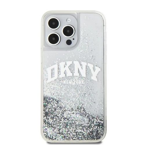 Original Case DKNY hardcase Liquid Glitter Big Logo DKHCP15XLBNAET iPhone 15 Pro Max tok fehér