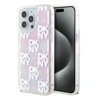 Original Case DKNY keménytok Liquid Glitter Multilogo DKHCP15XLCPEPP iPhone 15 Pro Max rózsaszín tok