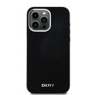 Eredeti DKNY hardcase Liquid Silicone Kis Fém Logo MagSafe DKHMP14XSMCHLK tok iPhone 14 Pro Max fekete