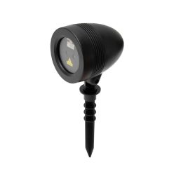   Home DL IP 8 lézerprojektor, 8 fényeffekt, piros és zöld lézer, 3 lábú állvány, IP44, kültéri, beltéri