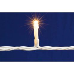   Home DLFJ 400/WW LED-es fényfüggöny, 10 m / 400 db melegfehér LED, állófényű, fehér vezeték, sorolható, kül- és beltéri kivitel