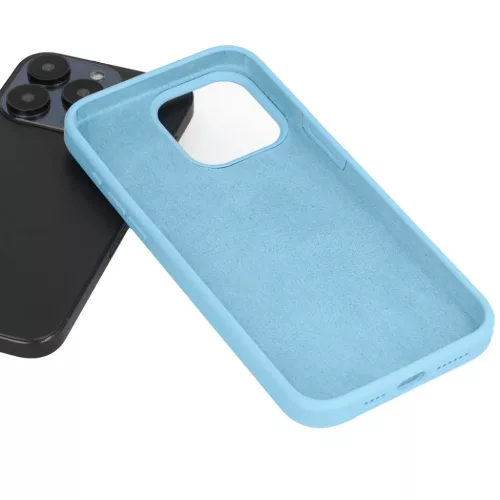 Silicone Lite tok iPhone 13 Pro Max világoskék