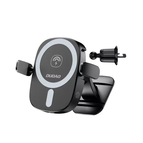 Dudao FW11 autós telefontartó 15W indukciós töltővel légbeömlő/dashbord - fekete