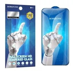   Borofone Edzett üveg BF6 Diamond Armor Teljes kijelzős HD az iPhone 15 Plus - 10 darab, üvegfólia
