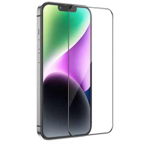 Borofone Edzett üveg BF6 Diamond Armor Teljes kijelzős HD az iPhone 15 Plus - 10 darab, üvegfólia