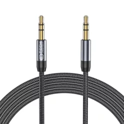   Tech-Protect UltraBoost kábel 3.5mm mini jack / 3.5mm mini jack 1.5m - fekete