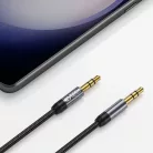 Tech-Protect UltraBoost kábel 3.5mm mini jack / 3.5mm mini jack 1.5m - fekete