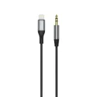 Dudao audiokábel Lightning - mini jack 3.5mm 1m szürke (L11PRO)