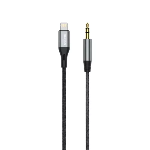 Dudao audiokábel Lightning - mini jack 3.5mm 1m szürke (L11PRO)
