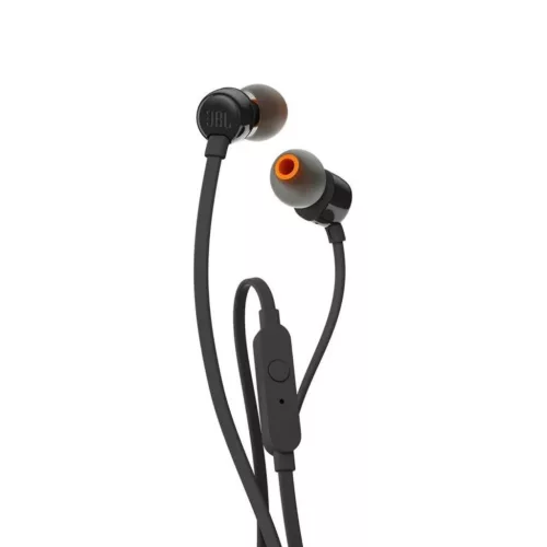 JBL Tune 110 fülbe helyezhető fejhallgató 3,5 mm-es mini csatlakozóval és távirányítóval - fekete