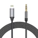 Tech-Protect UltraBoost audio Lightning / mini jack 3.5mm kábel 1m - fekete
