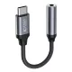 Tech-Protect UltraBoost USB-C / 3.5mm mini jack adapter - fekete