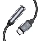Tech-Protect UltraBoost USB-C / 3.5mm mini jack adapter - fekete