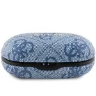 TWS Guess 4G Metal Bluetooth fülhallgató ENC töltőállomással - kék
