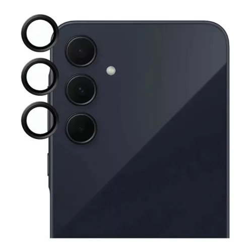 SAFE by PanzerGlass kamera védő Samsung Galaxy A35 5G - fekete kerettel üvegfólia