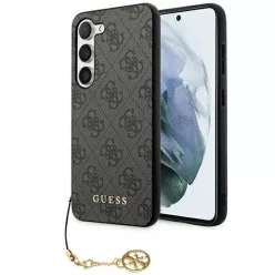   Eredeti GUESS tok - keménytok 4G Charms Kollekció GUHCSA35GF4GGR Samsung Galaxy A35 fekete tok