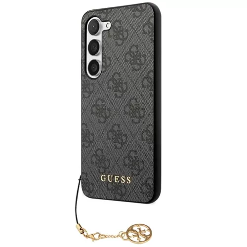 Eredeti GUESS tok - keménytok 4G Charms Kollekció GUHCSA35GF4GGR Samsung Galaxy A35 fekete tok