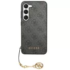 Eredeti GUESS tok - keménytok 4G Charms Kollekció GUHCSA35GF4GGR Samsung Galaxy A35 fekete tok