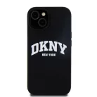 DKNY Liquid Silicone Arch Logo MagSafe tok iPhone 11 fekete