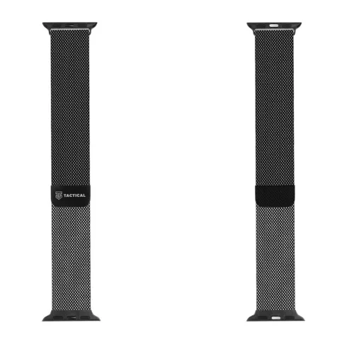 Tactical 333 Loop Mágneses Rozsdamentes Acélszíj Apple Watch 1/2/3/4/5/6/7/8/9/SE 38/40/41mm Fekete